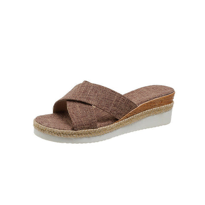 OrthoCare Hemp Wedge Sandals - Summer Uniqueness