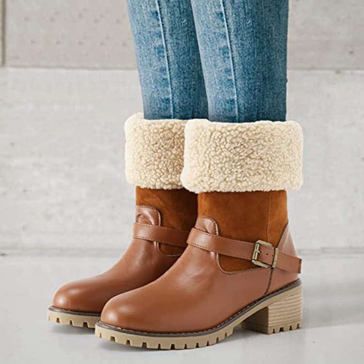 Modesty | WinterHaven Orthopedic Fur-Cuff Ankle Boots