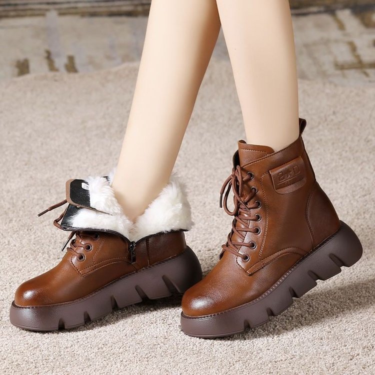 Marissa | Orthopedic Foldable Fur Chunky Winter Boots