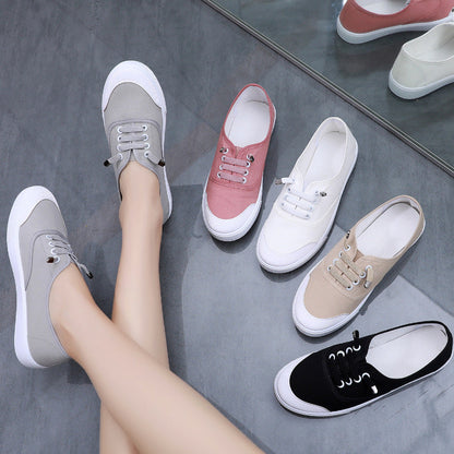 OrthoCare Canvas Sneakers - Flat Sole Comfort