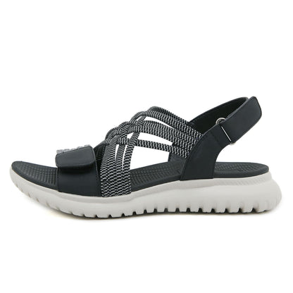 OrthoCare | Elastic Strap Comfort Platform Sandals