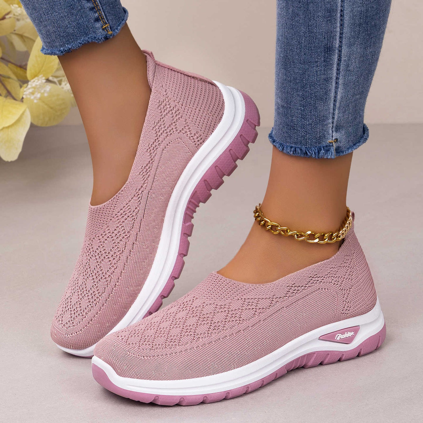 Darielle | Women’s Orthopedic Breathable Slip-On Walking Shoes