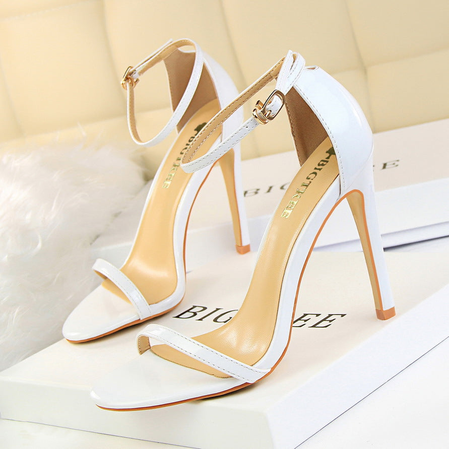Ayana | Women’s Orthopedic Transparent Strap Stiletto Heel Sandals