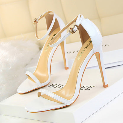 Ayana | Women’s Orthopedic Transparent Strap Stiletto Heel Sandals
