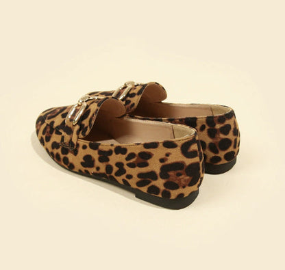 OrthoCare Leopard Print Flats - Soft Support Sole