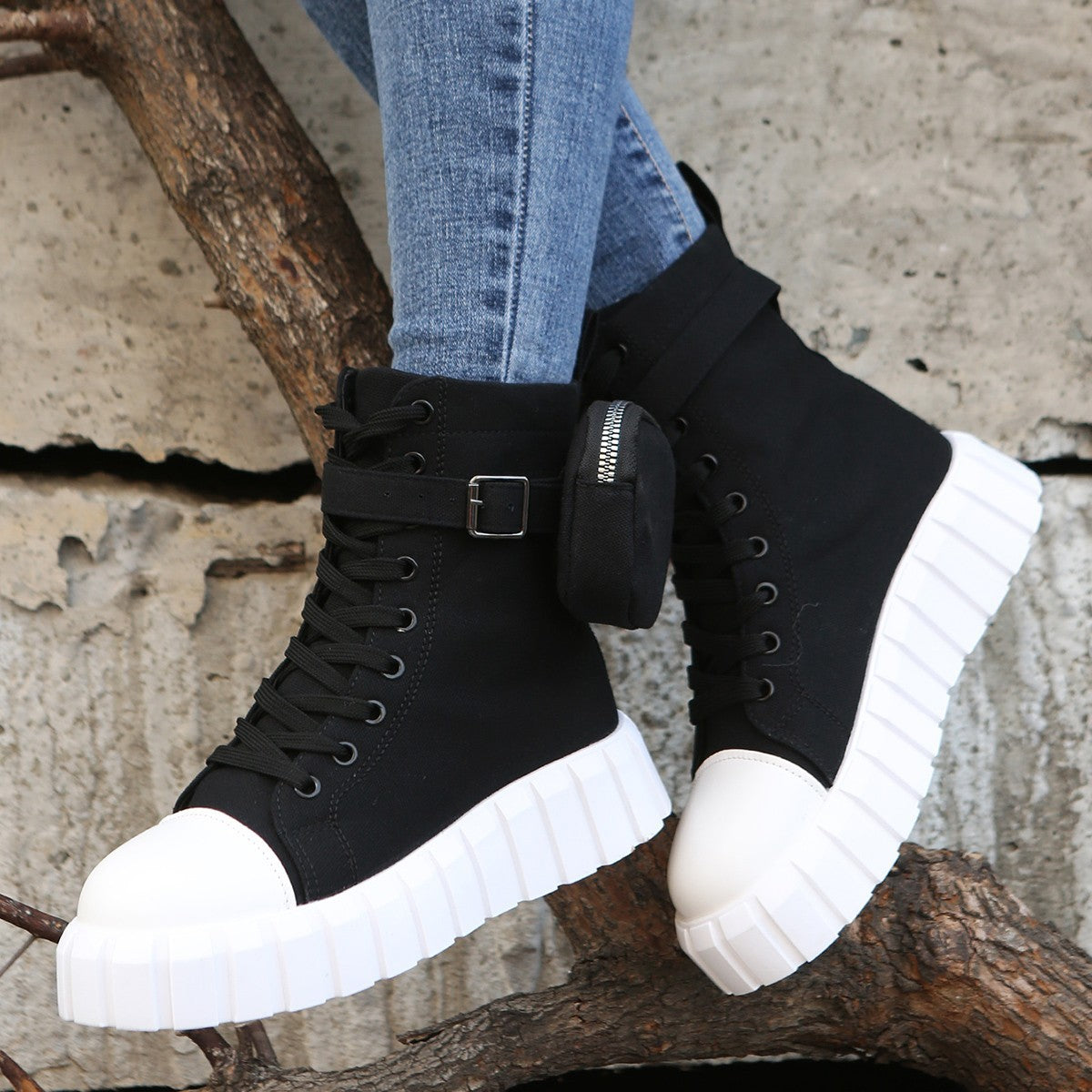 OrthoCare High-Top Canvas Shoes - Breathable Comfort