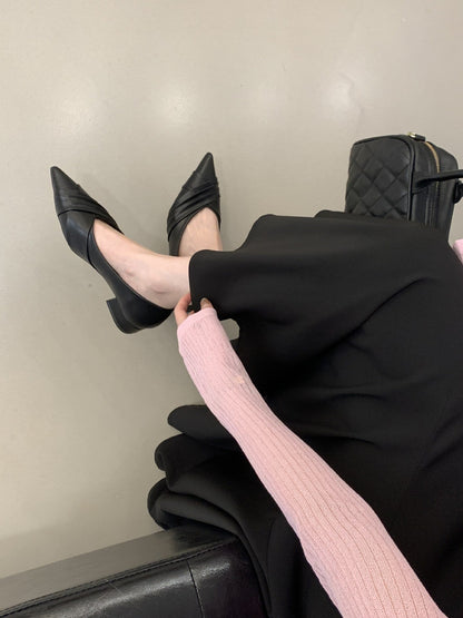 OrthoCare Pointed Toe Slip-On Flat Sandals