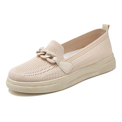 OrthoCare Chain Flats - Slip-On Comfort Shoes