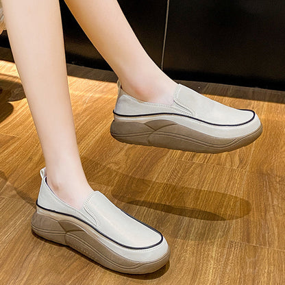 Orthopedic Platform Loafers – Cushioned Slip-On Comfort Walking Shoes