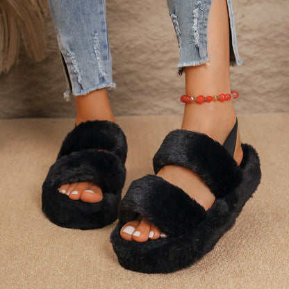 Giovelle | Women’s Orthopedic Plush Platform Slippers