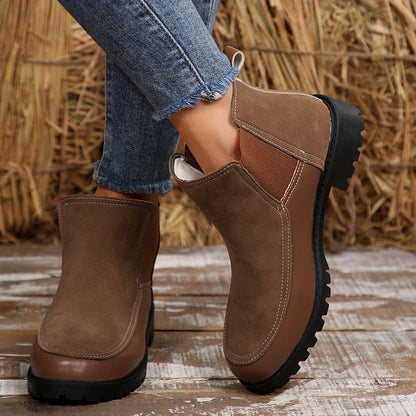 OrthoCare Platform Ankle Boots - Supportive Comfort