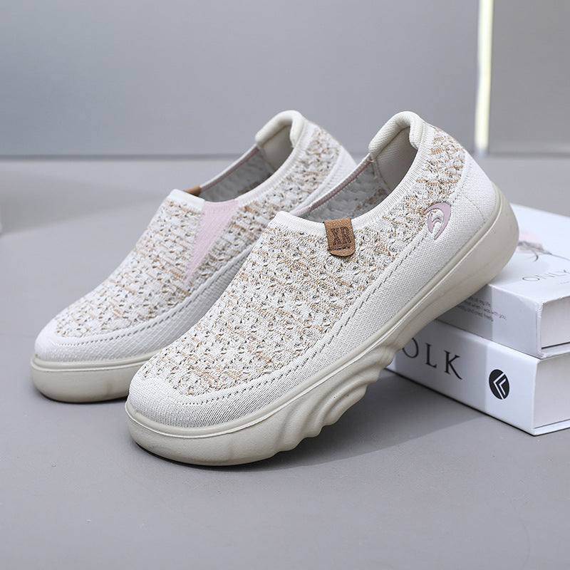 Orthopedic Cushion Slip-On Shoes – Lightweight Breathable Comfort Walking Sneakers