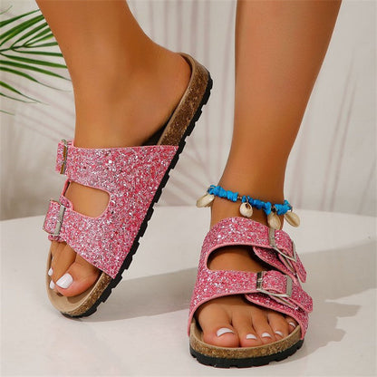 OrthoCare Double Buckle Sandals - Summer Shine And Comfort