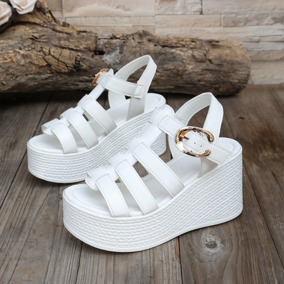 Emberly | Women’s Orthopedic Gladiator Platform Wedge Sandals