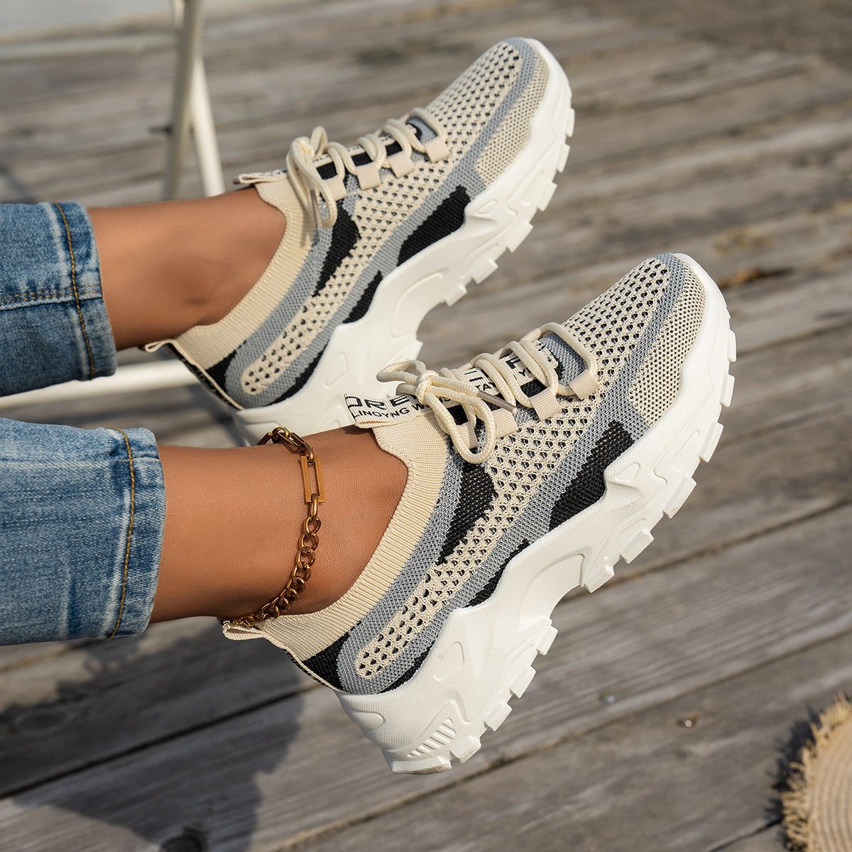 OrthoCare Flyknit Mesh Sneakers - Unique Comfort And Style