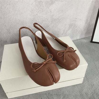 Wilhelmina | Women’s Orthopedic Bow Accent Slingback Flats