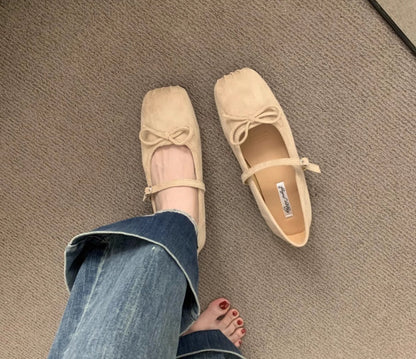 OrthoCare | Square Toe Mary Jane Mule Flats
