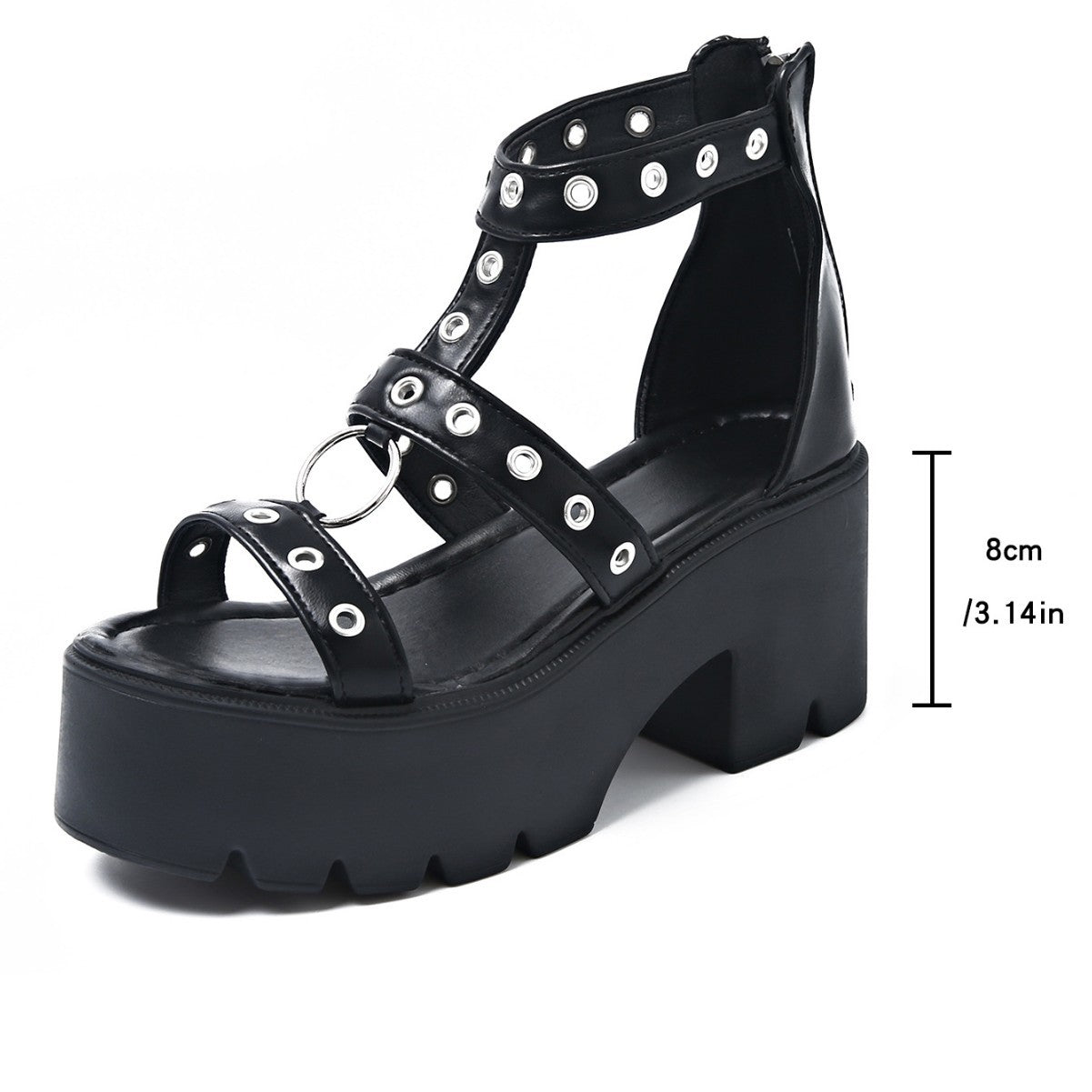 Jocelisse | Women’s Orthopedic Studded Platform Gladiator Sandals