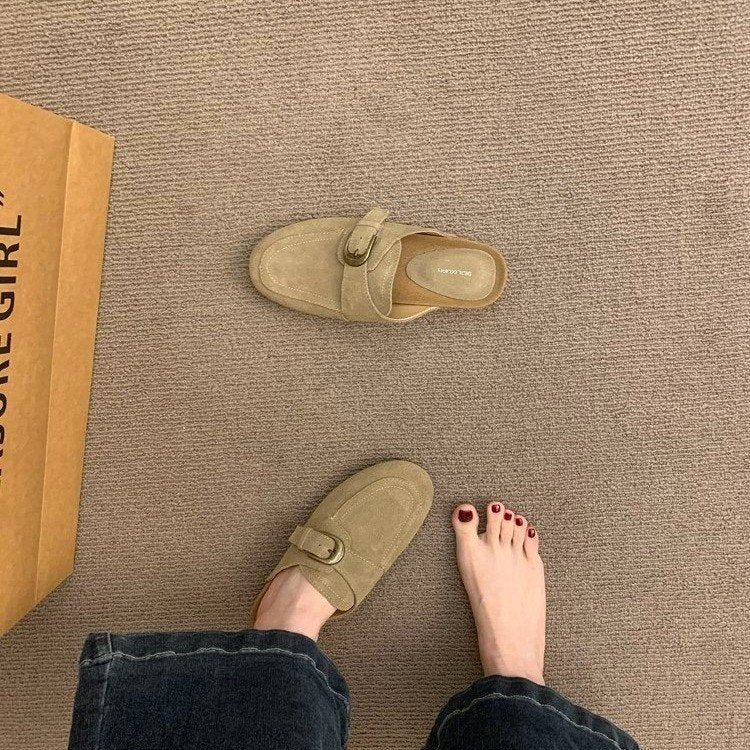 Bryony | Women’s Orthopedic Buckle Cork Slide Sandals