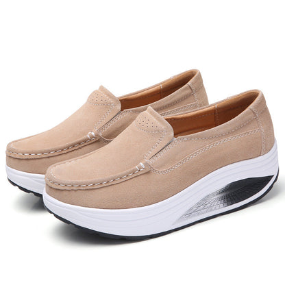 Orthopedic Platform Slip-On Loafers – Cushioned Lightweight Comfort Walking Shoes