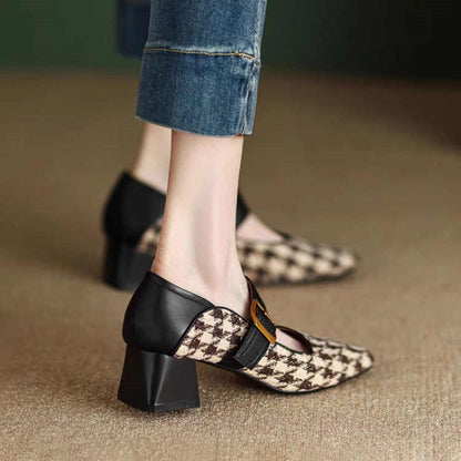 OrthoCare Retro Mary Jane Shoes With Single Buckle