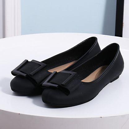 Urbelle | Women’s Orthopedic Bow Accent Comfort Flats