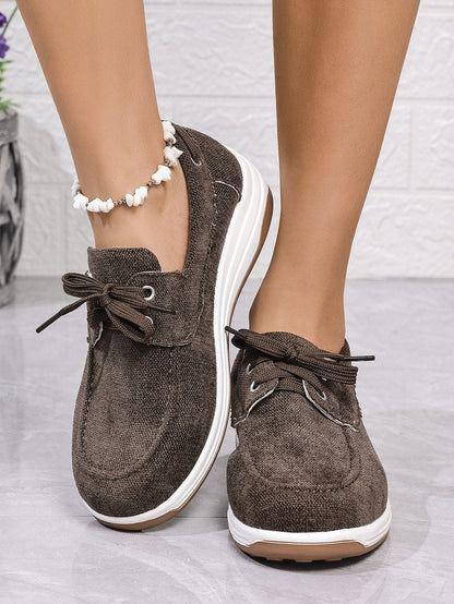 OrthoCare Plus Size Canvas Shoes - Breathable Comfort