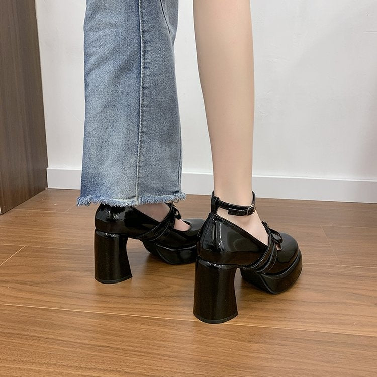 OrthoCare | Chunky Platform Mary Jane Heels