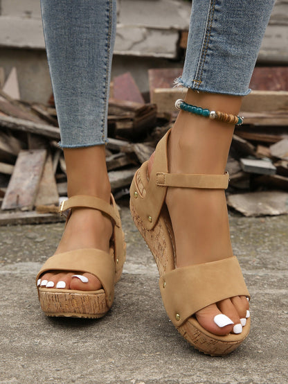 Urielle | Women’s Orthopedic Rhinestone Platform Espadrille Sandals