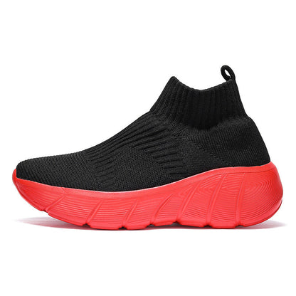 Orthopedic Slip-On Sneakers – Breathable Knit Casual Walking Shoes