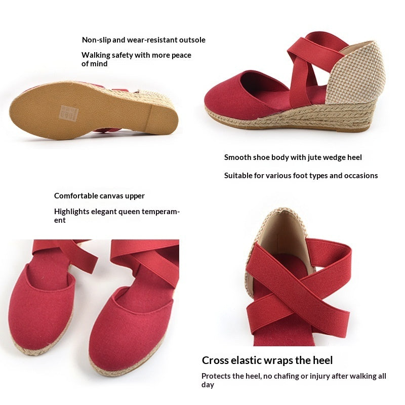 OrthoCare Comfortable And Breathable Wedge Shoes