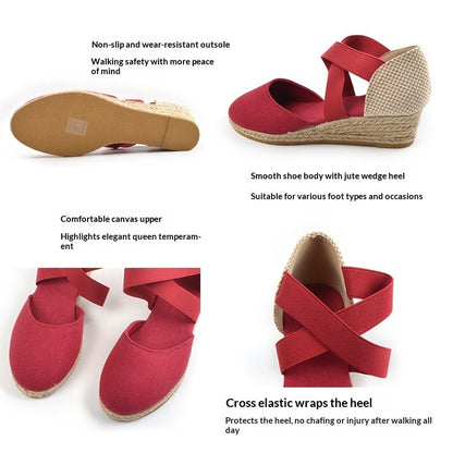 OrthoCare Comfortable And Breathable Wedge Shoes
