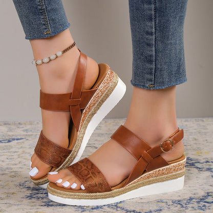 Tahlia | Women’s Orthopedic Espadrille Wedge Comfort Sandals