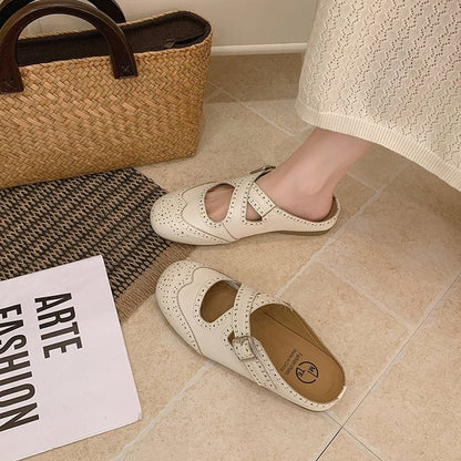 Aislin | Women’s Orthopedic Woven Slip-On Flat Sandals