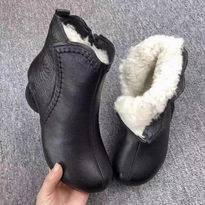 OrthoCare Winter Boots - Fleece Lined, Anti-Slip Heel