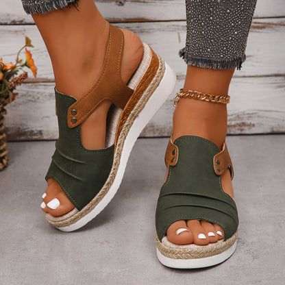 Vionette | Women’s Orthopedic Cutout Wedge Comfort Sandals