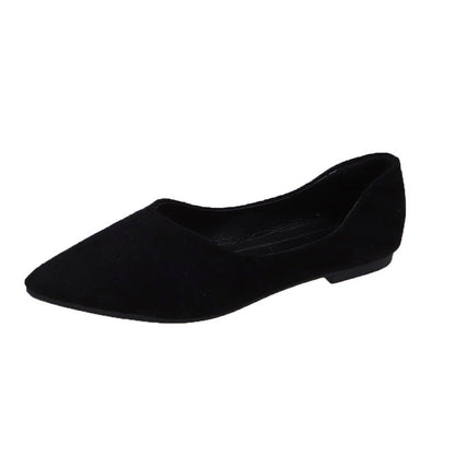 OrthoCare Pointed Low Toe Shoes In Plus Sizes