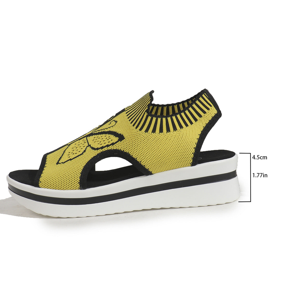 OrthoCare Double Buckle Platform Comfort Slide Sandals