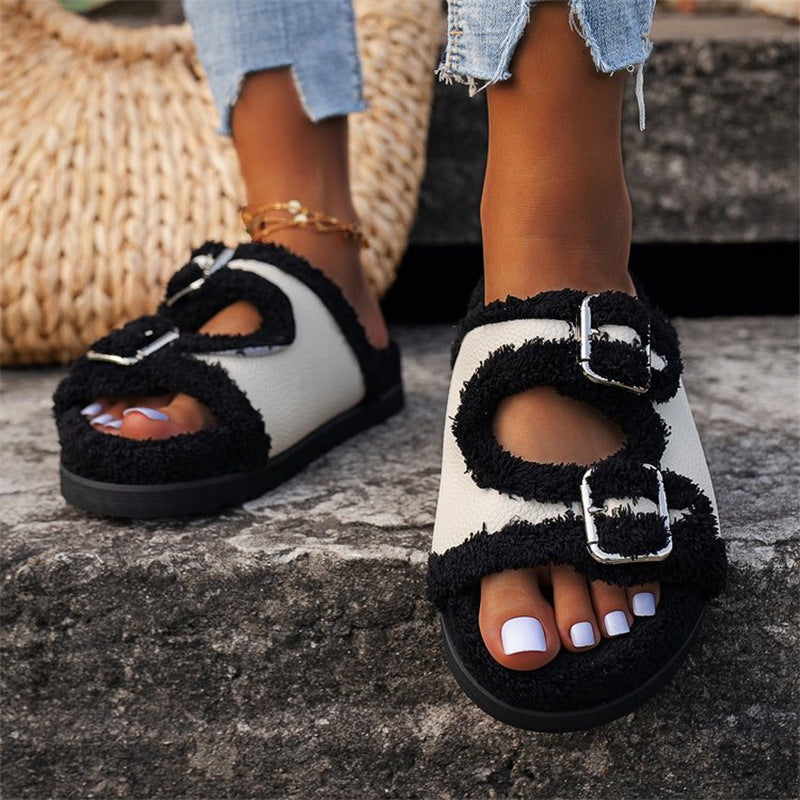 OrthoCare Thick Wool Winter Slippers - Unique Comfort