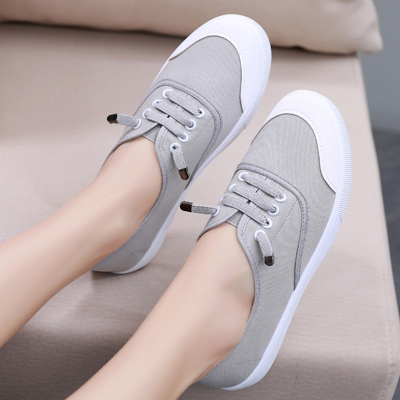 OrthoCare Canvas Sneakers - Flat Sole Comfort