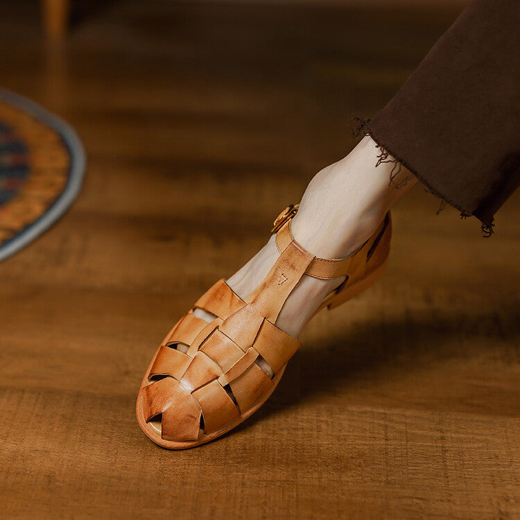 OrthoCare Roman Sandals - Low Heel Comfort