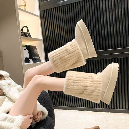 Talia | Orthopedic Plush Fur Tall Winter Boots