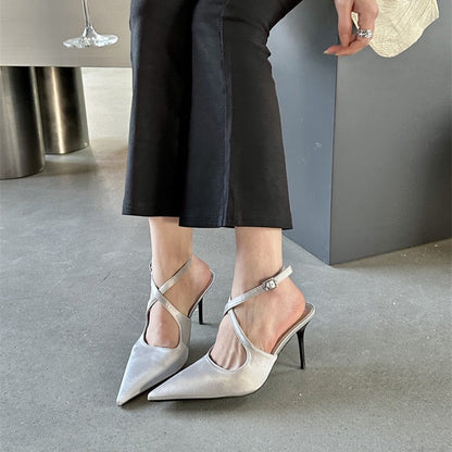 OrthoCare Pointed-Toe Slingback Heels