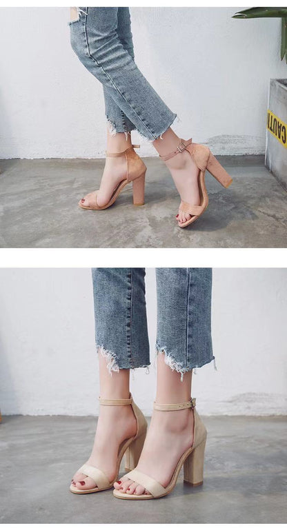 Uriana | Women’s Orthopedic Ankle Strap Block Heel Sandals
