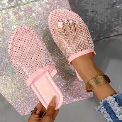 OrthoCare Rhinestone Comfort Slide Sandals