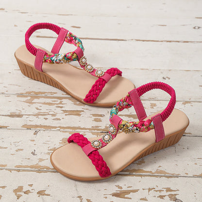 OrthoCare Bohemian Braided Sandals  - Unique And Elegant