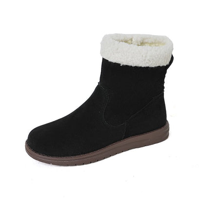 OrthoCare Women’s Retro Cotton-Padded Flat Boots