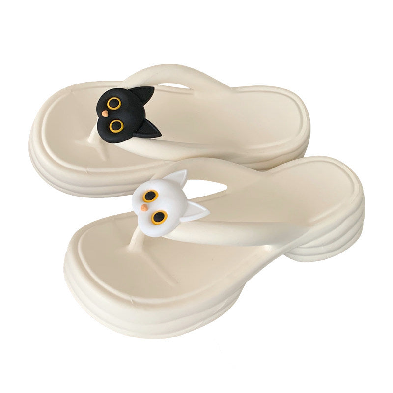 Whitney | Women’s Orthopedic Cute Cat Cloud Flip Flop Slippers