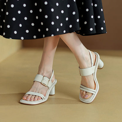 Yuna | Women’s Orthopedic Adjustable Block Heel Comfort Sandals