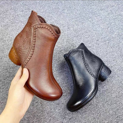 OrthoCare Winter Boots - Fleece Lined, Anti-Slip Heel